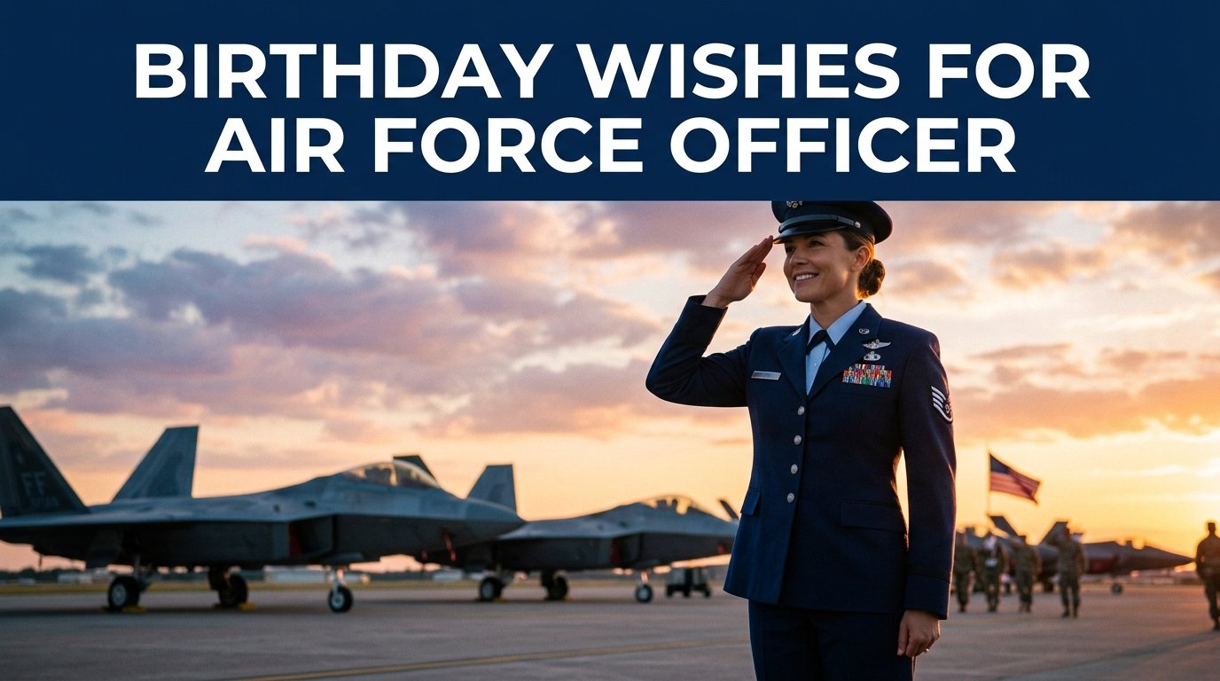 Birthday Wishes for Air Force Officer