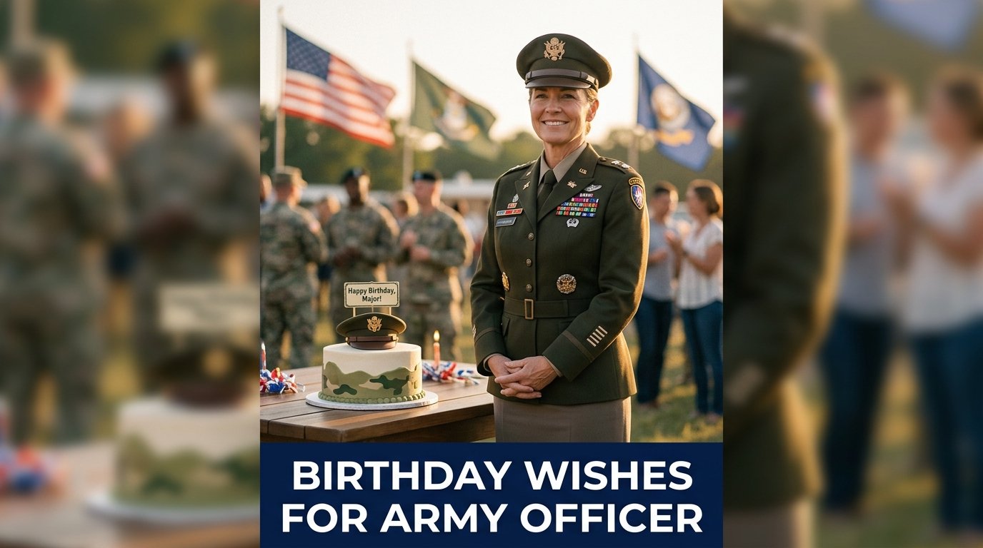 Birthday Wishes for Army Officer