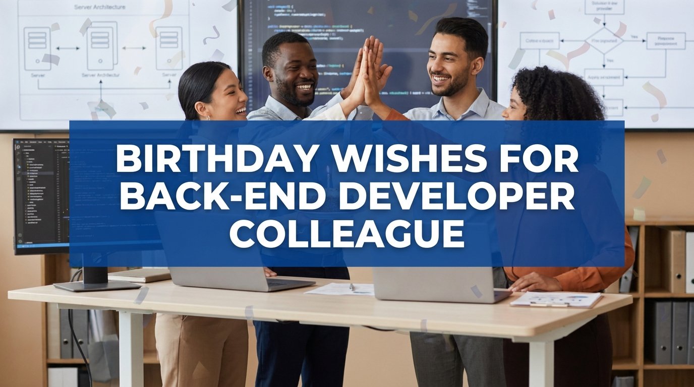 Birthday Wishes for Back-End Developer Colleague