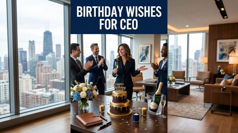Birthday Wishes for CEO