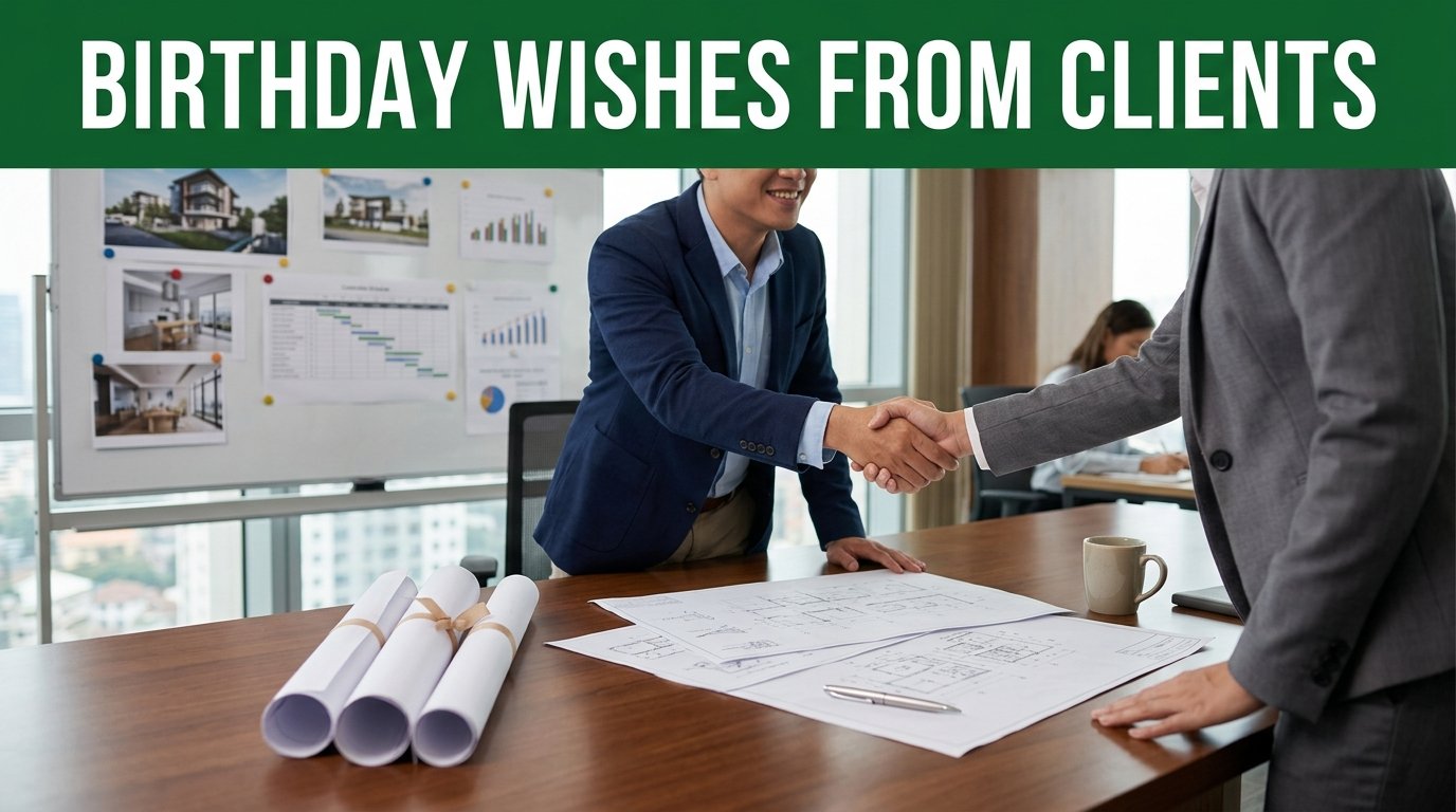 Birthday Wishes for Civil Engineer from Clients or Contacts
