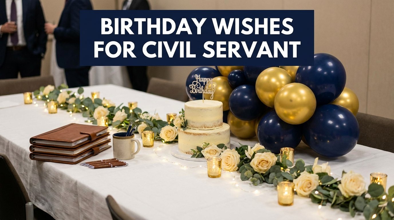 Birthday Wishes for Civil Servant