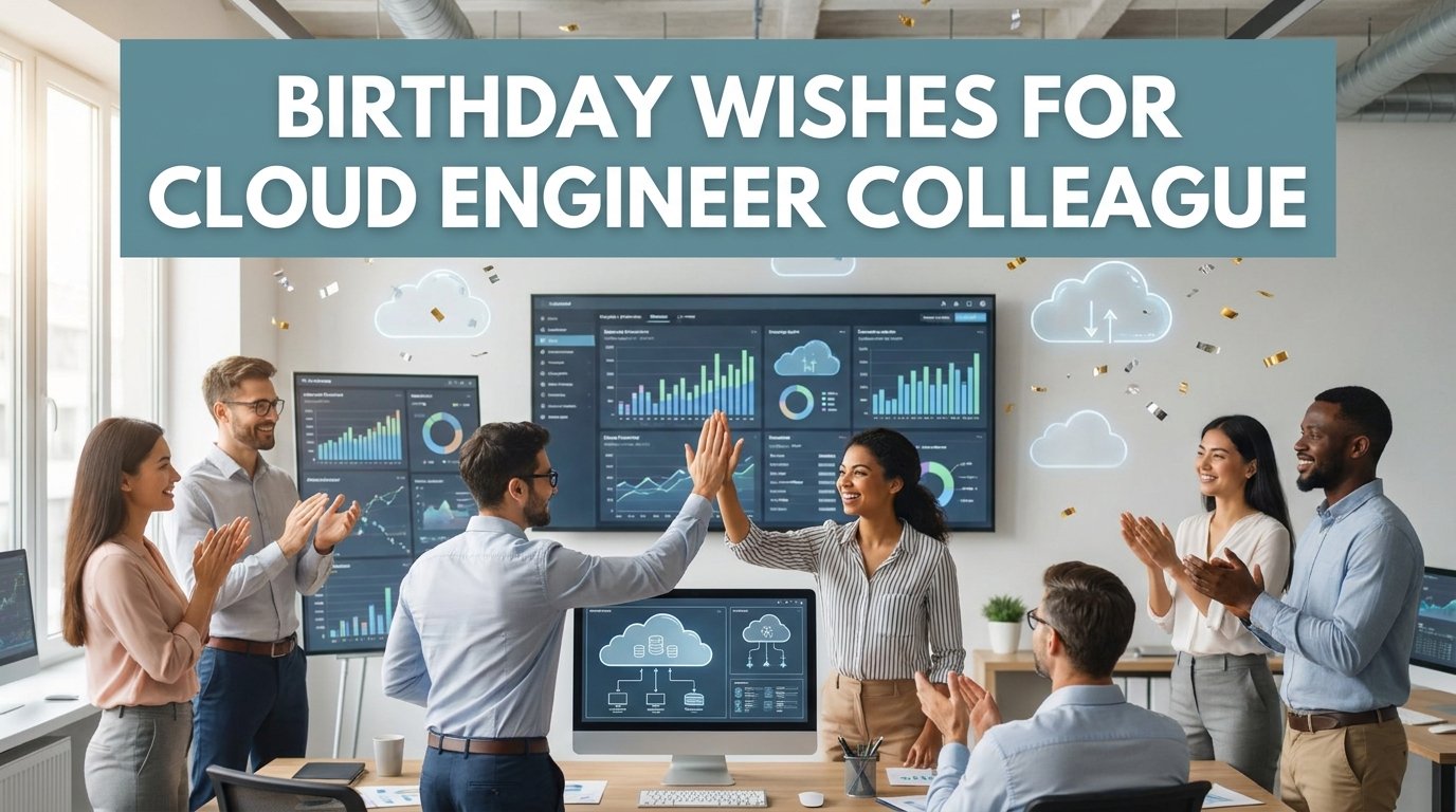 Birthday Wishes for Cloud Engineer Colleague