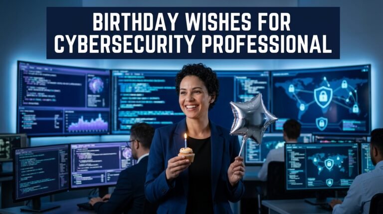 Birthday Wishes for Cybersecurity Professional