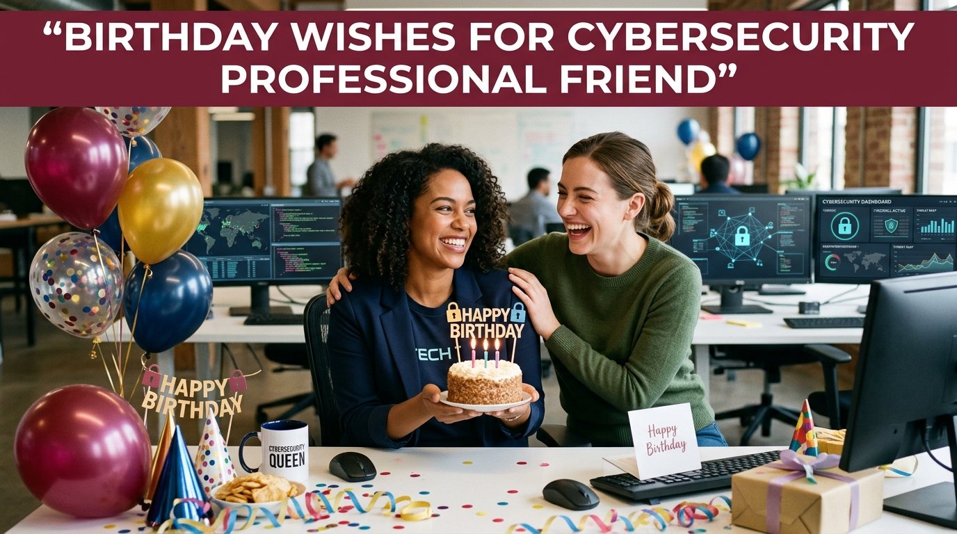 Birthday Wishes for Cybersecurity Professional Friend