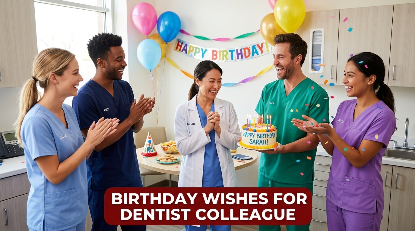 Birthday Wishes for Dentist Colleague