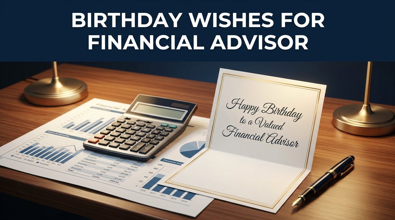 Birthday Wishes for Financial Advisor