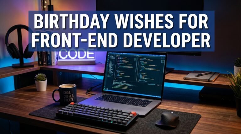 Birthday Wishes for Front-End Developer