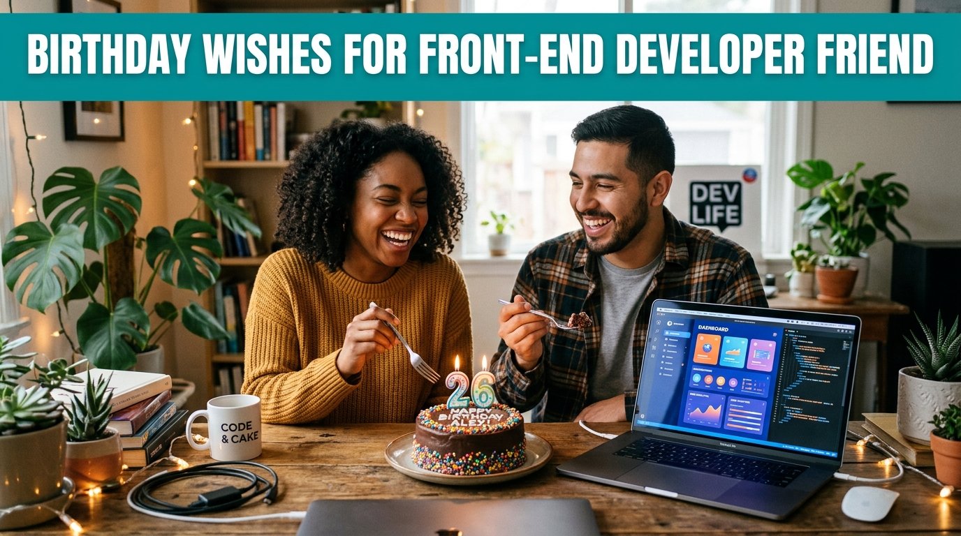 Birthday Wishes for Front-End Developer Friend