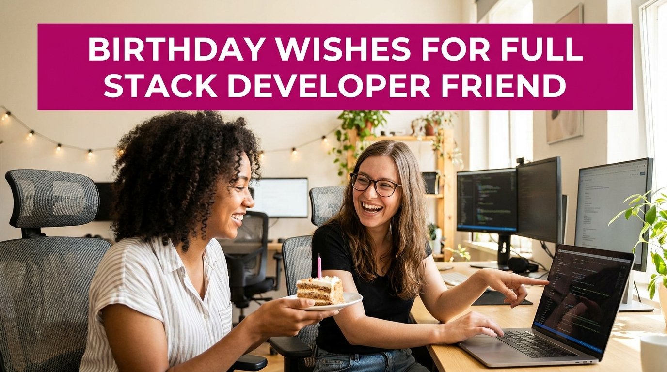 Birthday Wishes for Full Stack Developer Friend