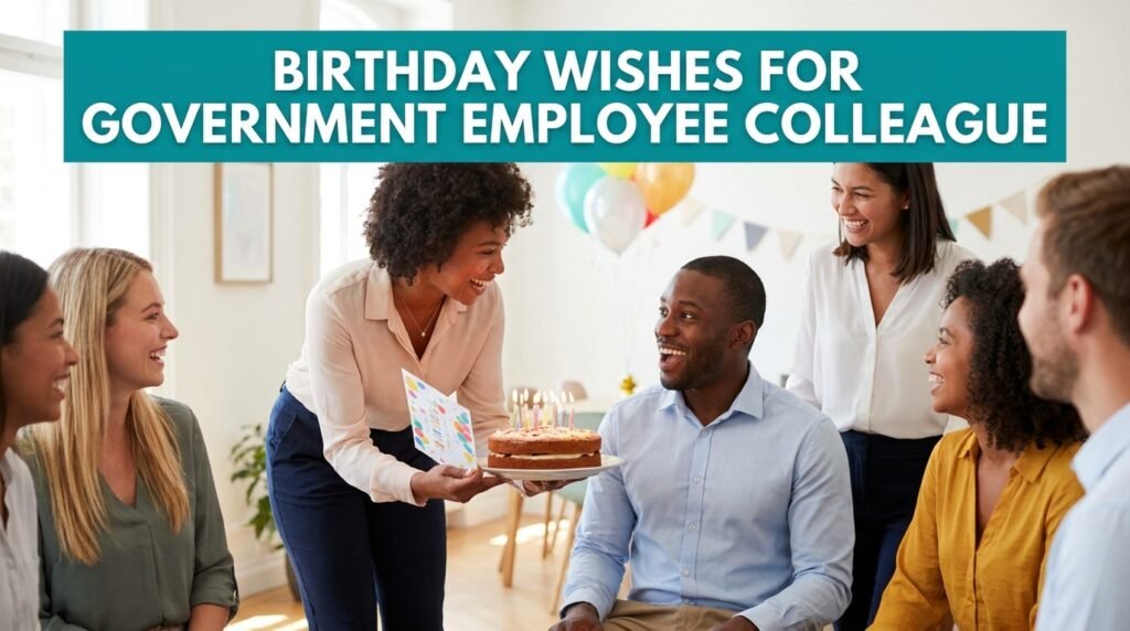Birthday Wishes for Government Employee Colleague