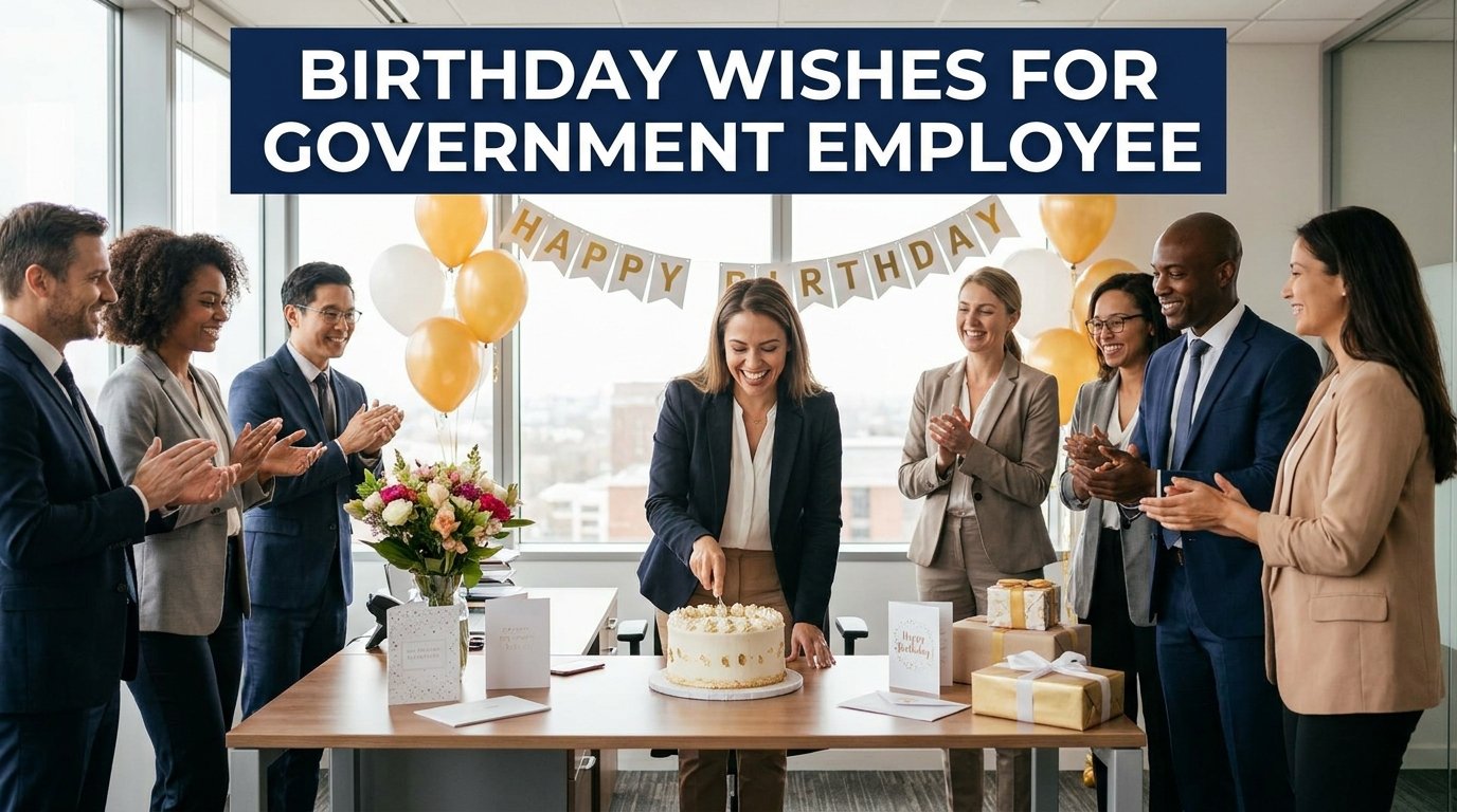 Birthday Wishes for Government Employee