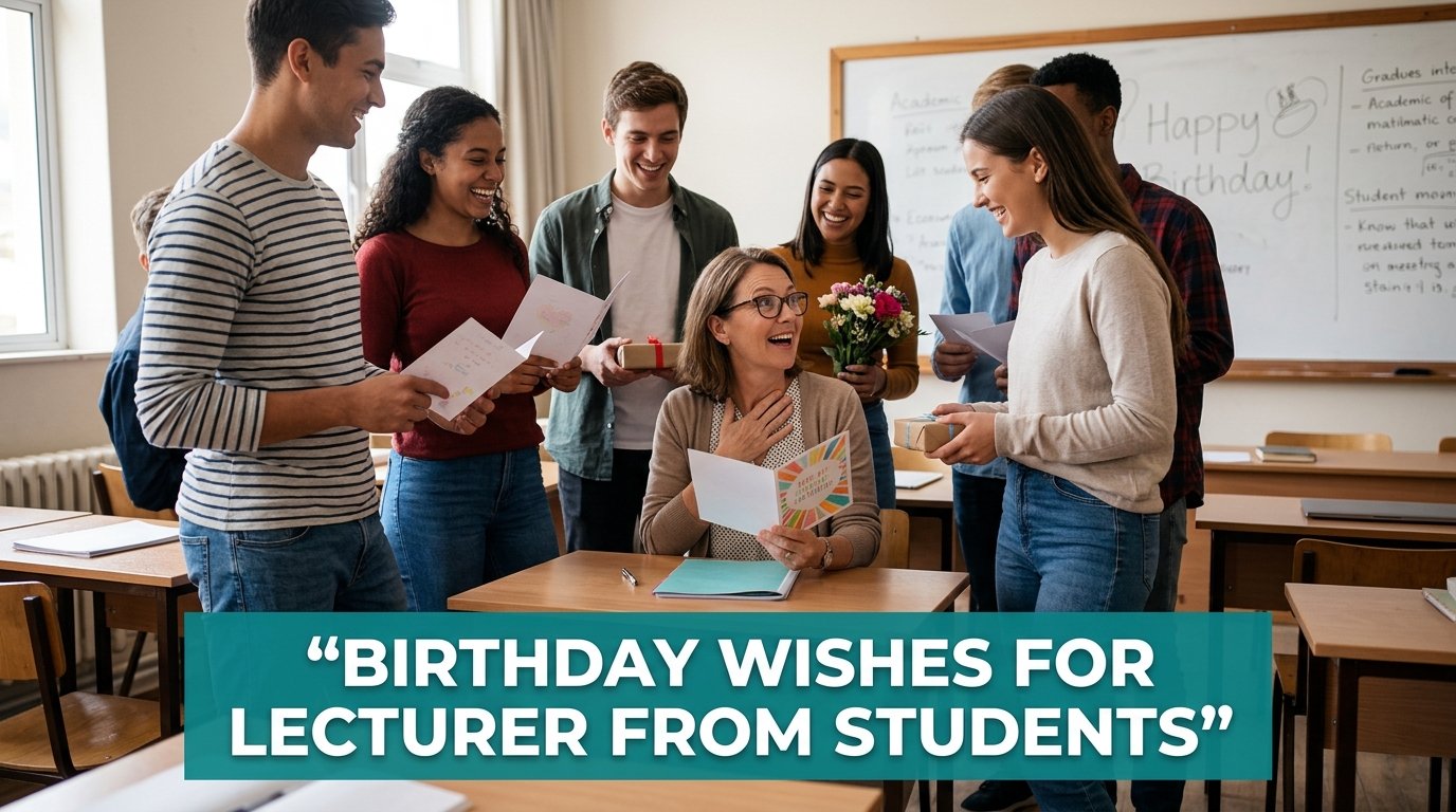 Birthday Wishes for Lecturer from Students