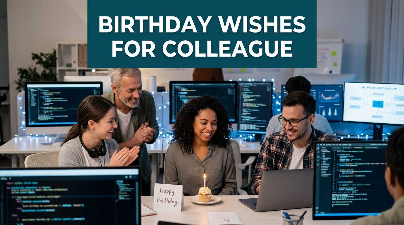Birthday Wishes for Machine Learning Engineer Colleague