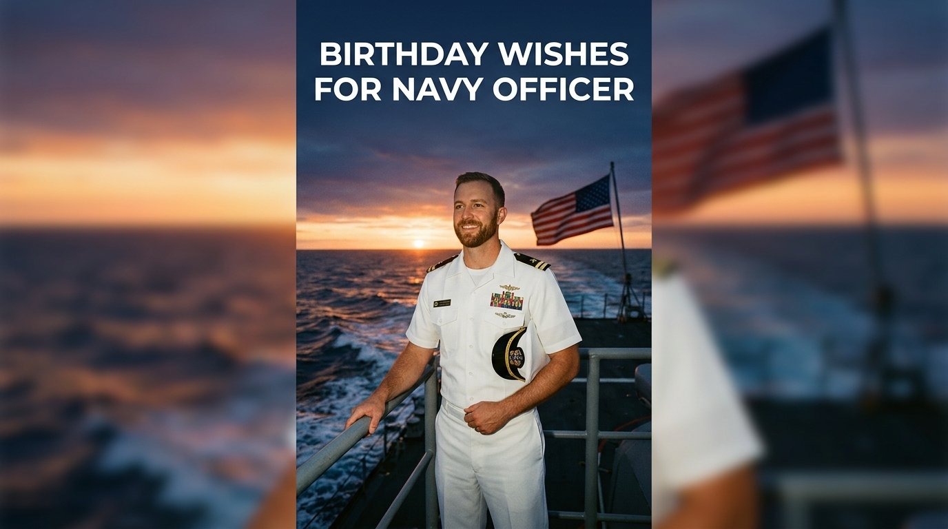 Birthday Wishes for Navy Officer