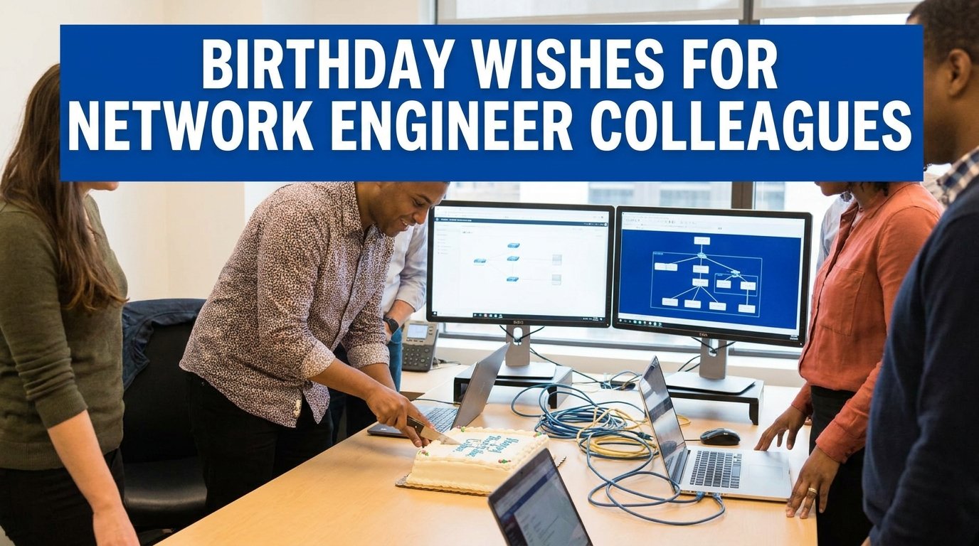 Birthday Wishes for Network Engineer Colleagues