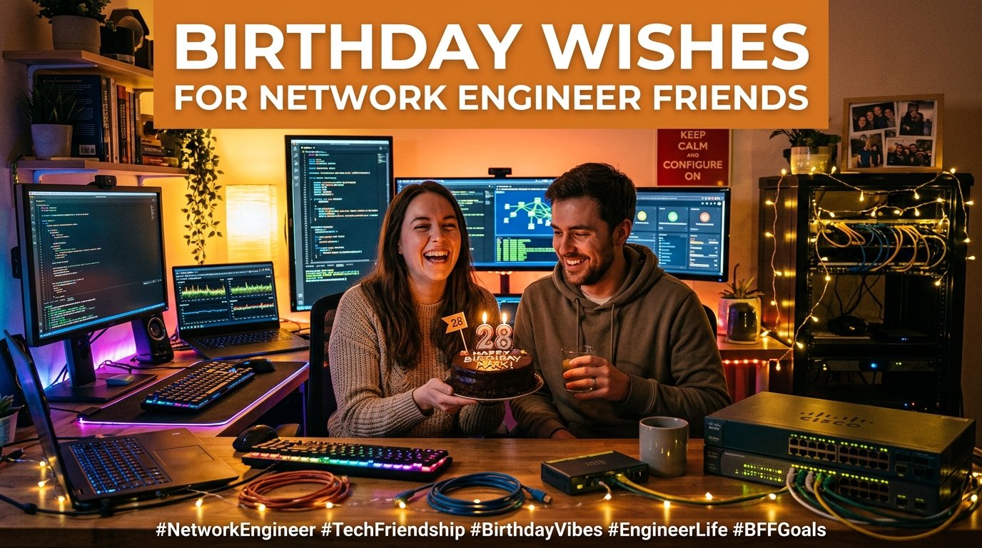 Birthday Wishes for Network Engineer Friends