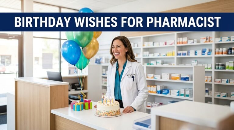 Birthday Wishes for Pharmacist