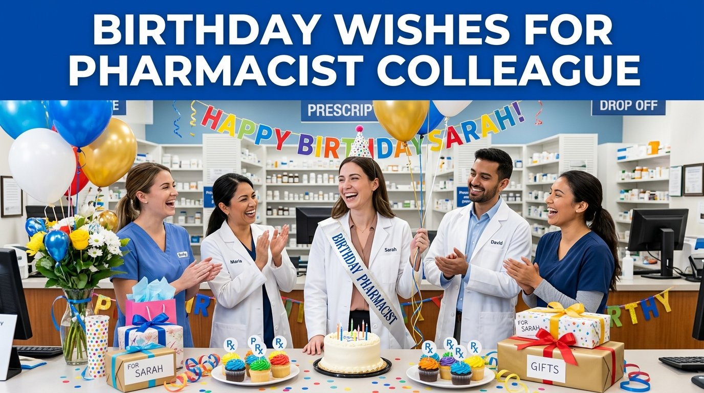 Birthday Wishes for Pharmacist Friend