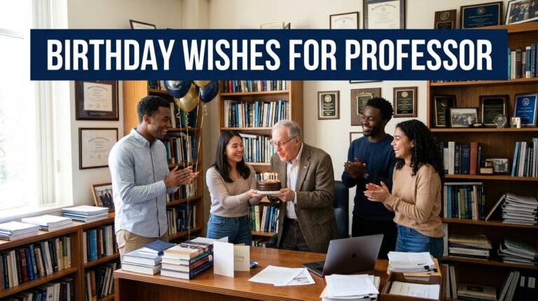 Birthday Wishes for Professor