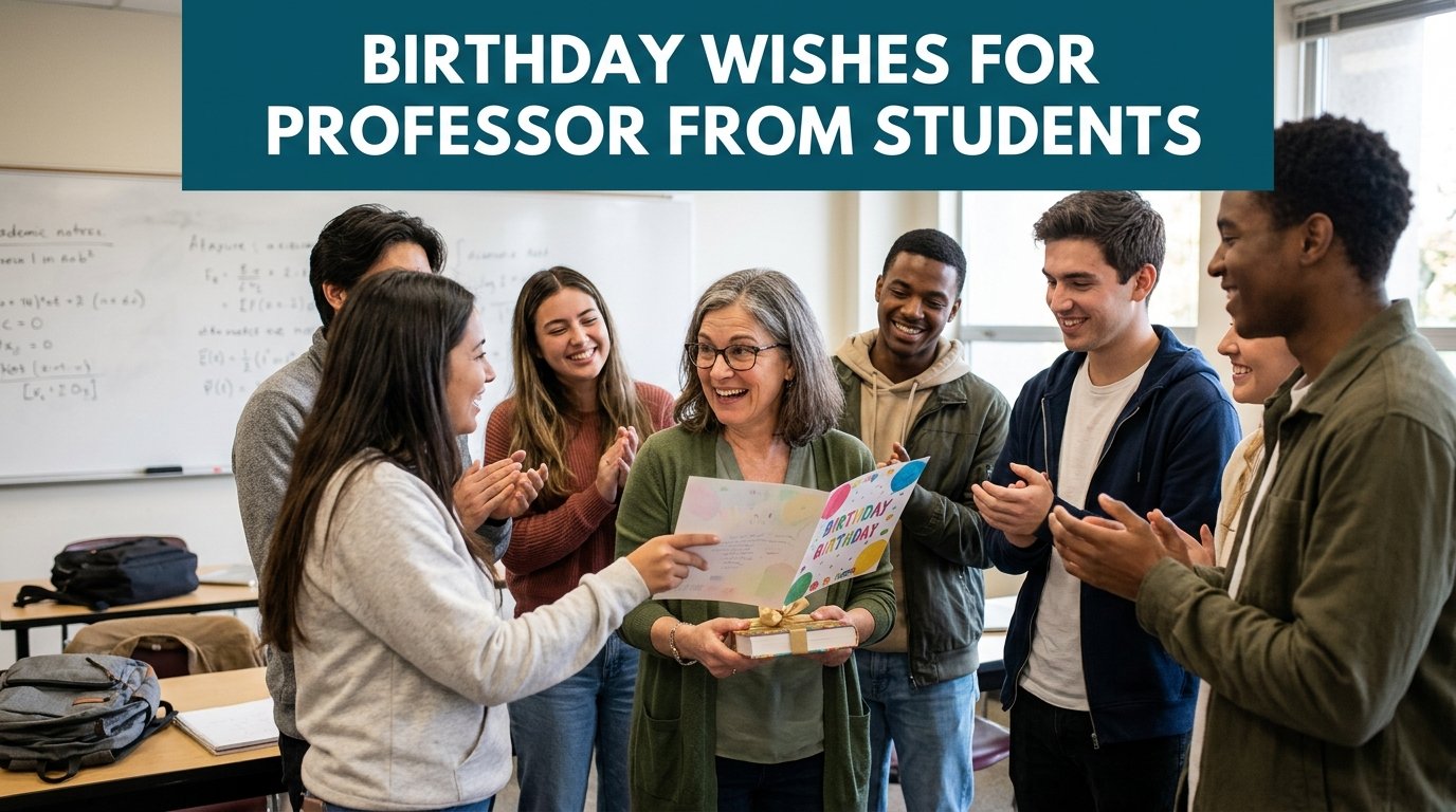Birthday Wishes for Professor from Students