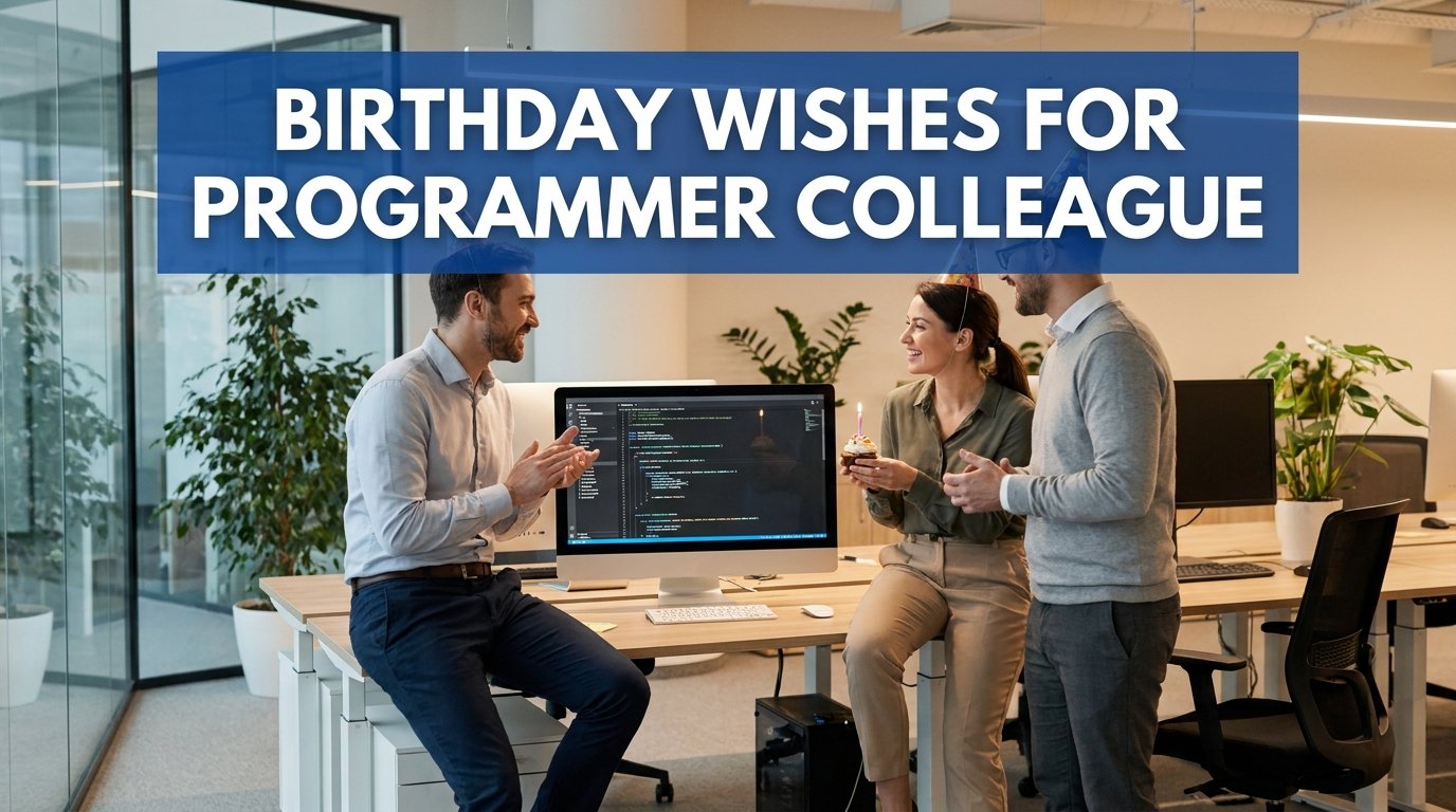Birthday Wishes for Programmer Colleague