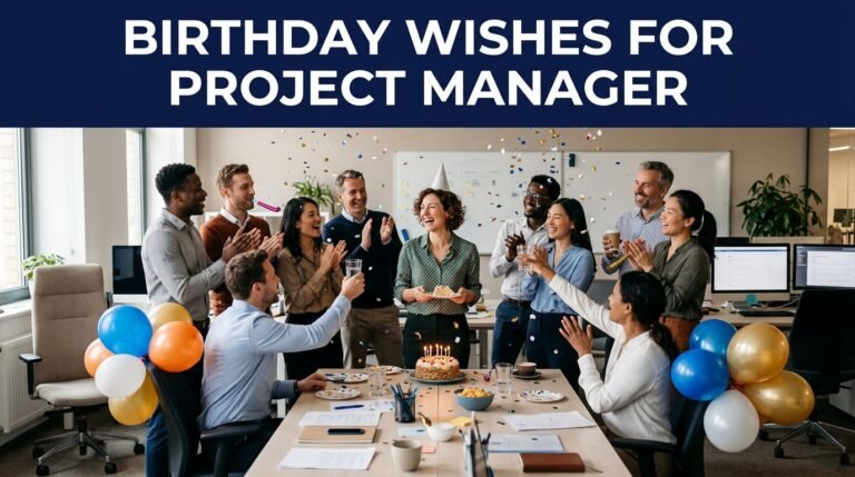 Birthday Wishes for Project Manager