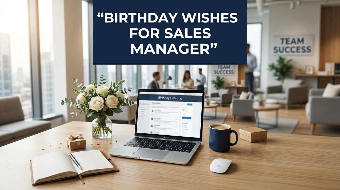 Birthday Wishes for Sales Manager