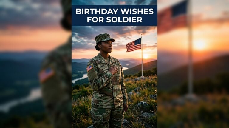 Birthday Wishes for Soldier