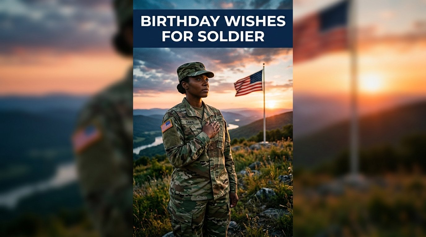 Birthday Wishes for Soldier