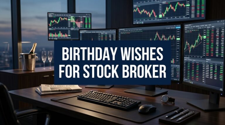 Birthday Wishes for Stock Broker