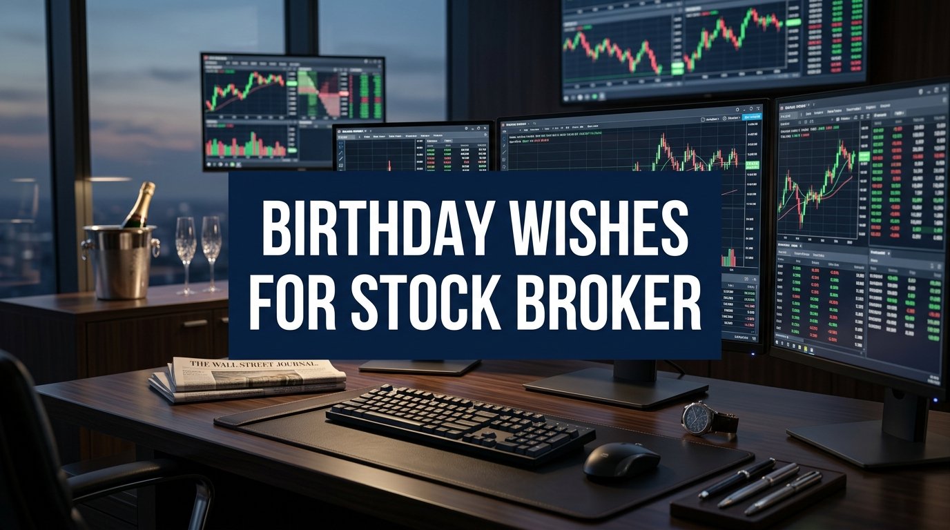 Birthday Wishes for Stock Broker