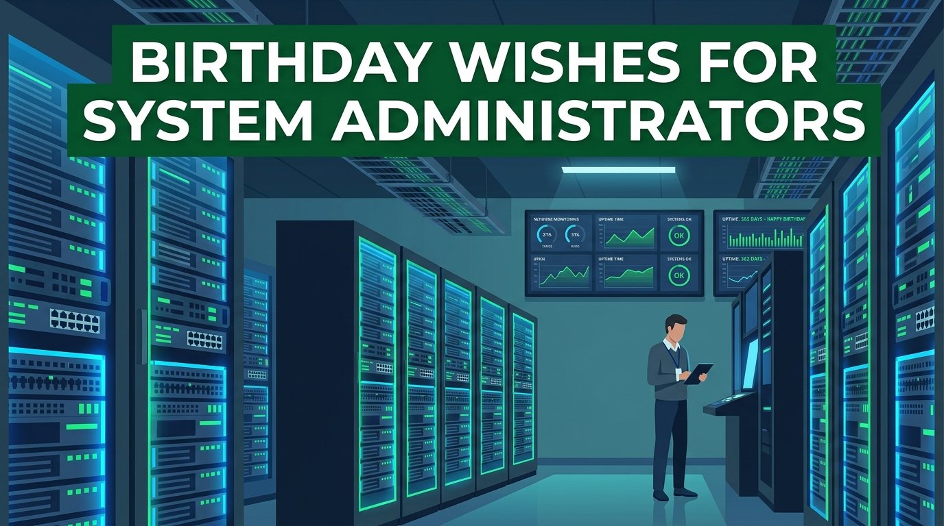 Birthday Wishes for System Administrators