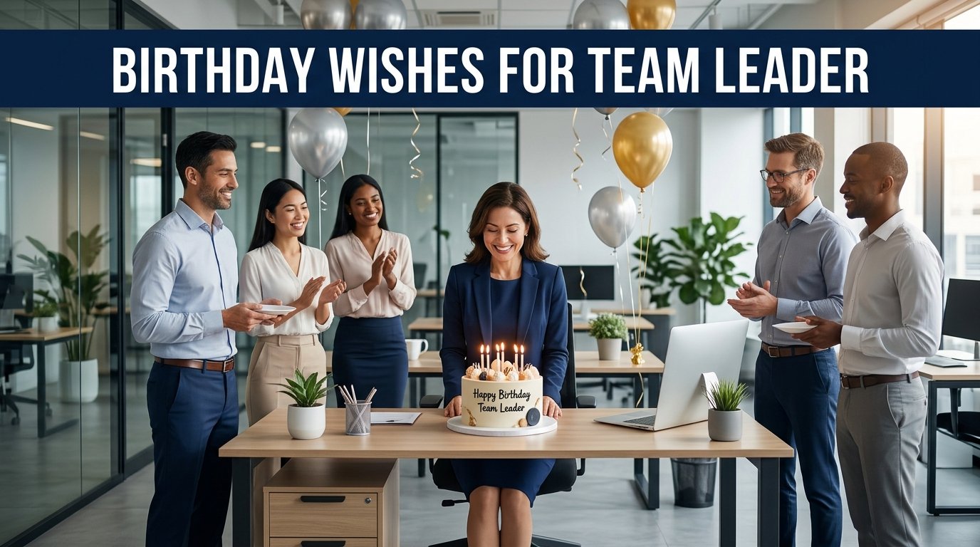 Birthday Wishes for Team Leader