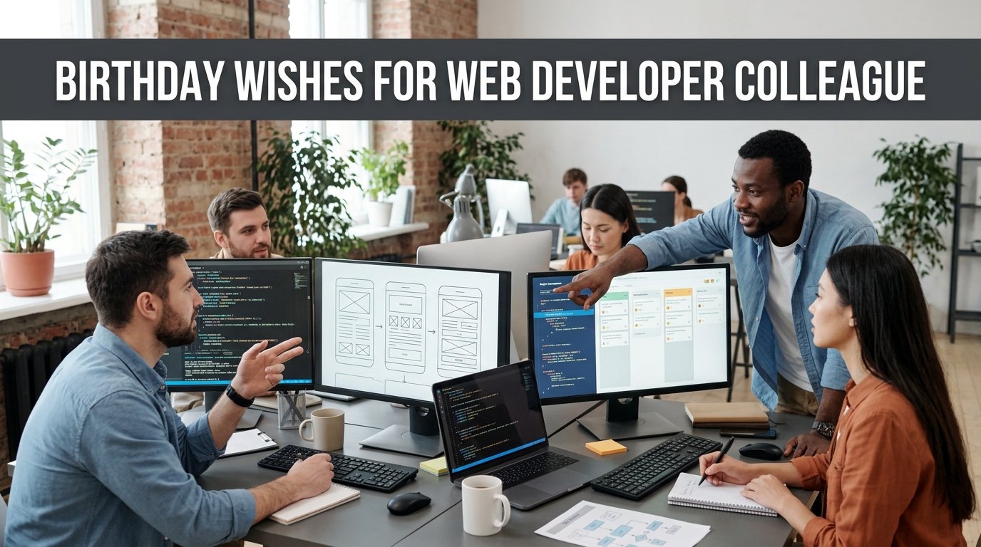 Birthday Wishes for Web Developer Colleague