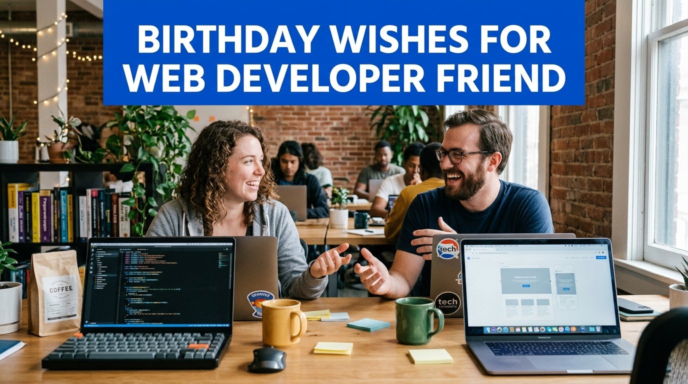Birthday Wishes for Web Developer Friend