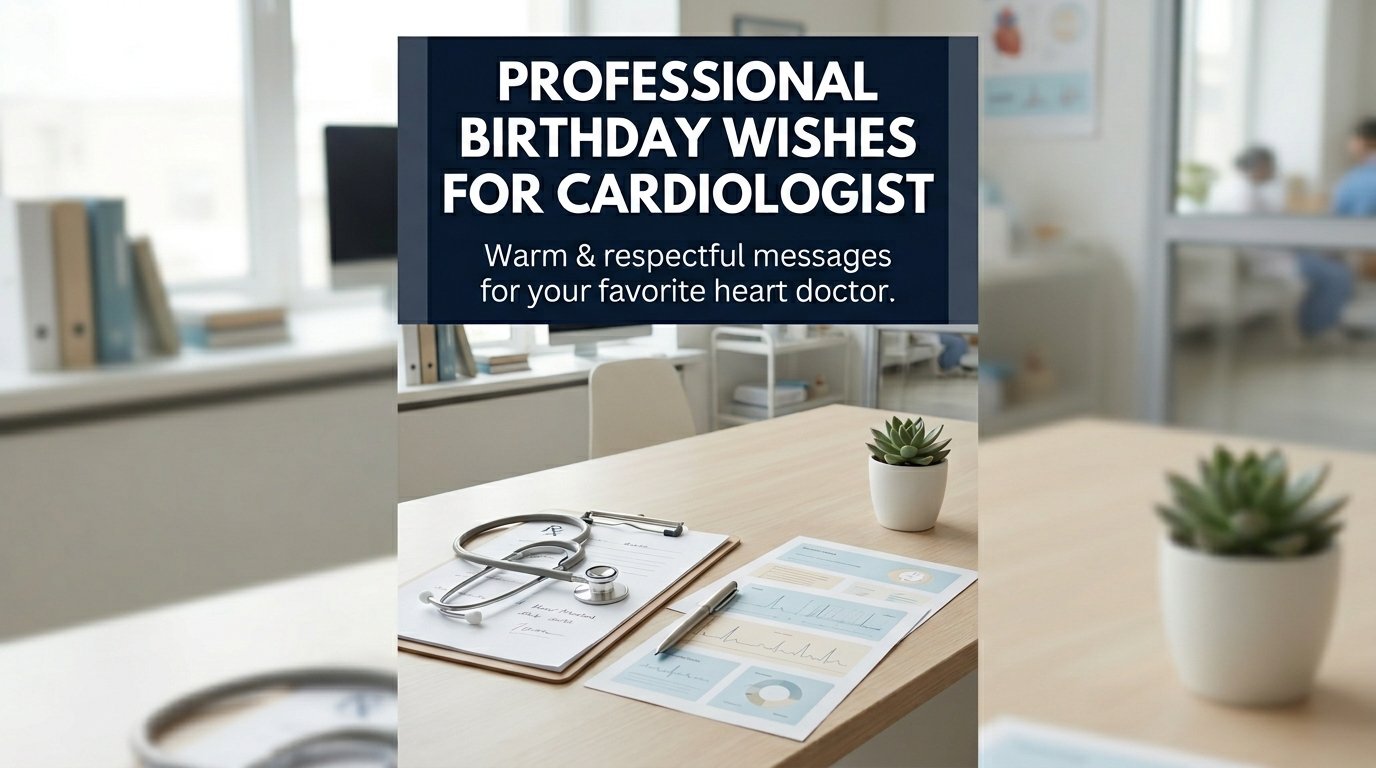 Professional Birthday Wishes for Cardiologist