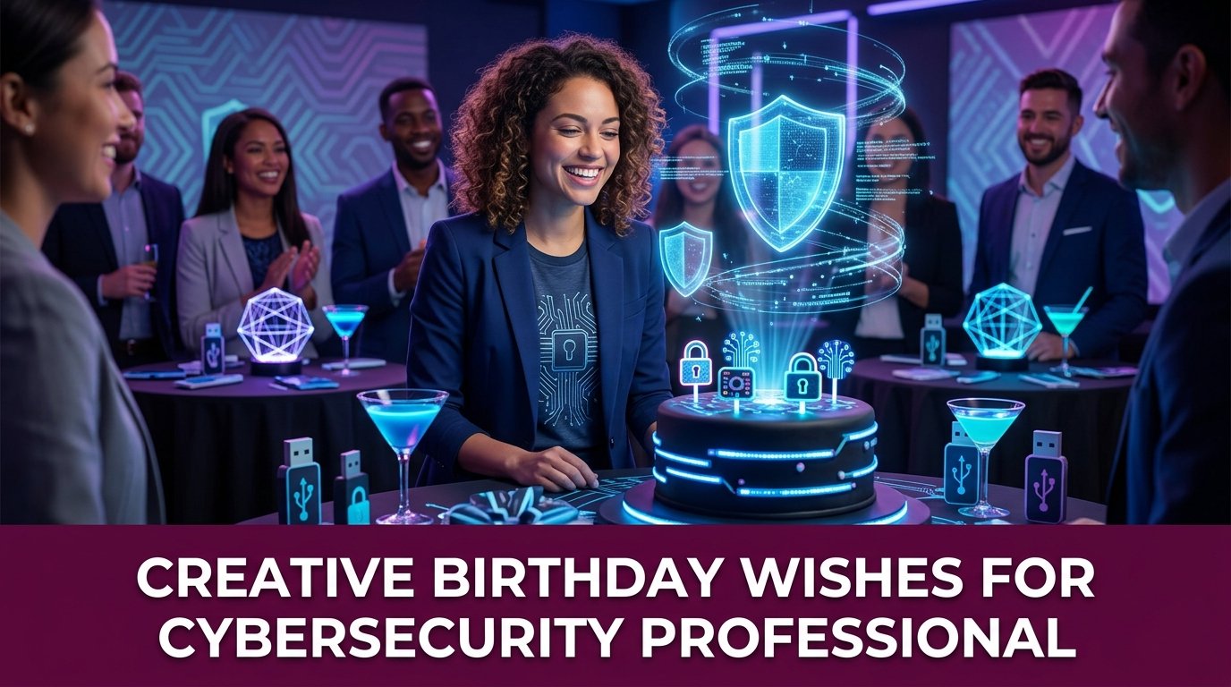 Creative Birthday Wishes for Cybersecurity Professional