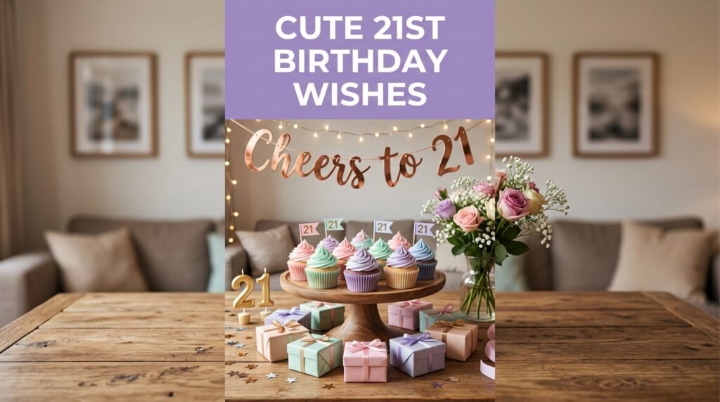 Cute 21st Birthday Wishes
