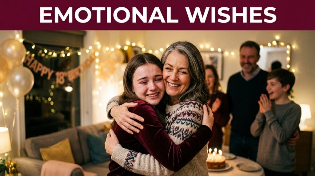 Emotional 18th Birthday Wishes