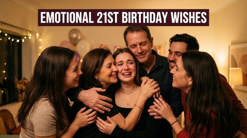 Emotional 21st Birthday Wishes