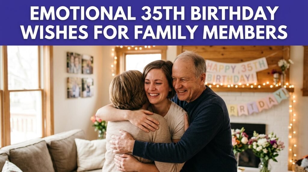 Emotional 35th Birthday Wishes
