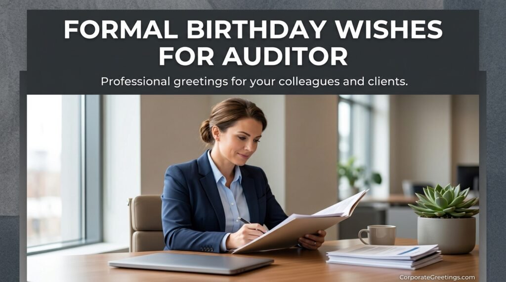 Formal Birthday Wishes for Auditor