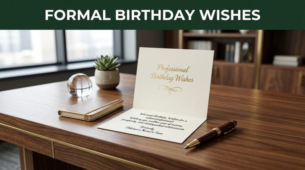 Formal Birthday Wishes for Financial Advisor