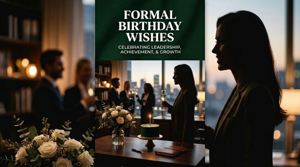 Formal Birthday Wishes for Team Leader
