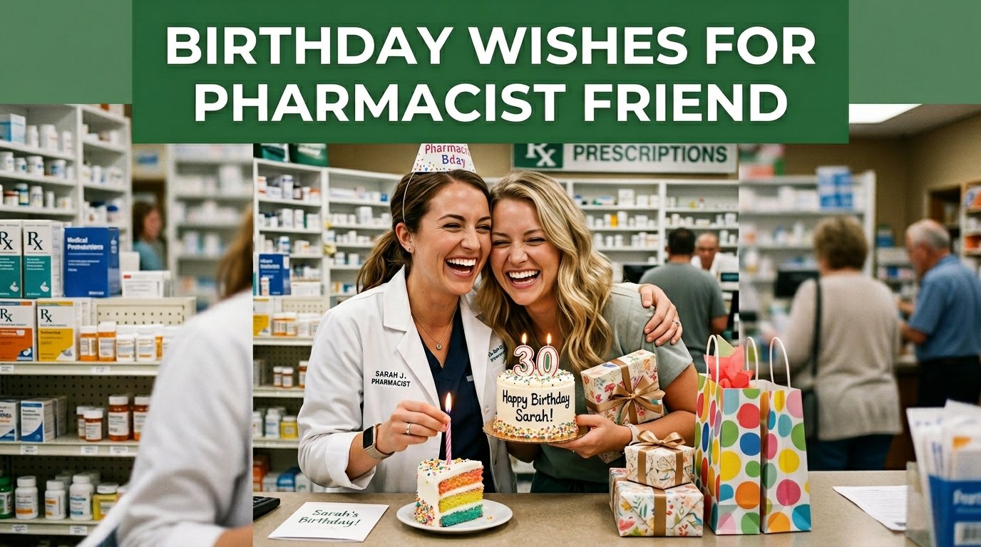 Birthday Wishes for Pharmacist Friend