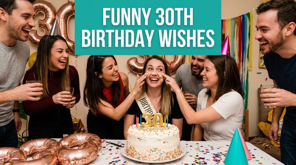 Funny 30th Birthday Wishes 