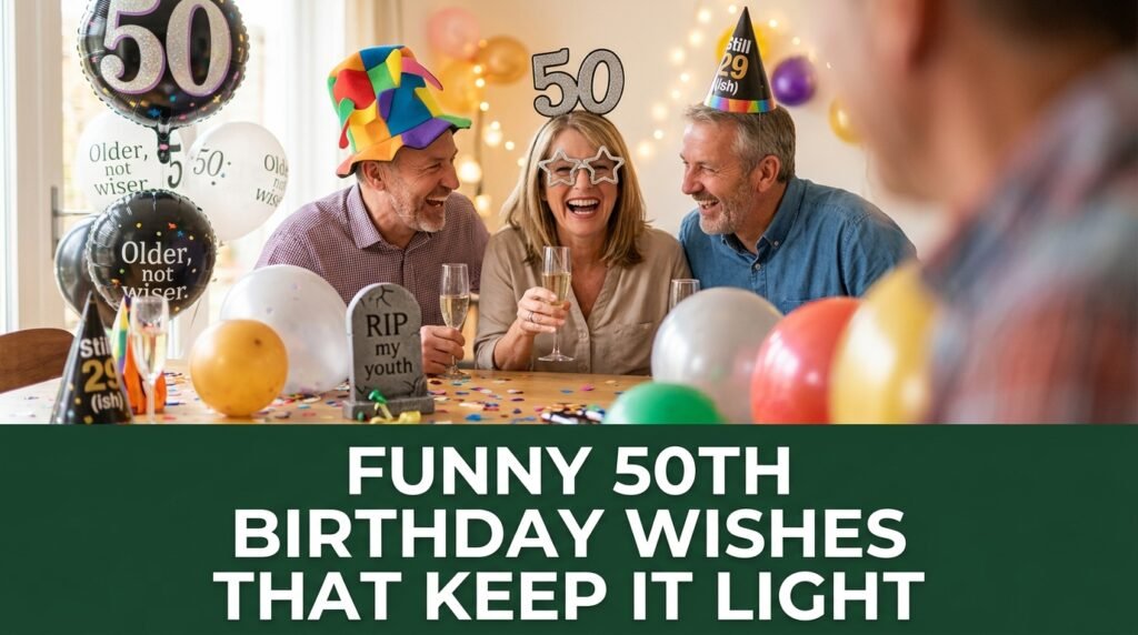 Funny 50th Birthday Wishes