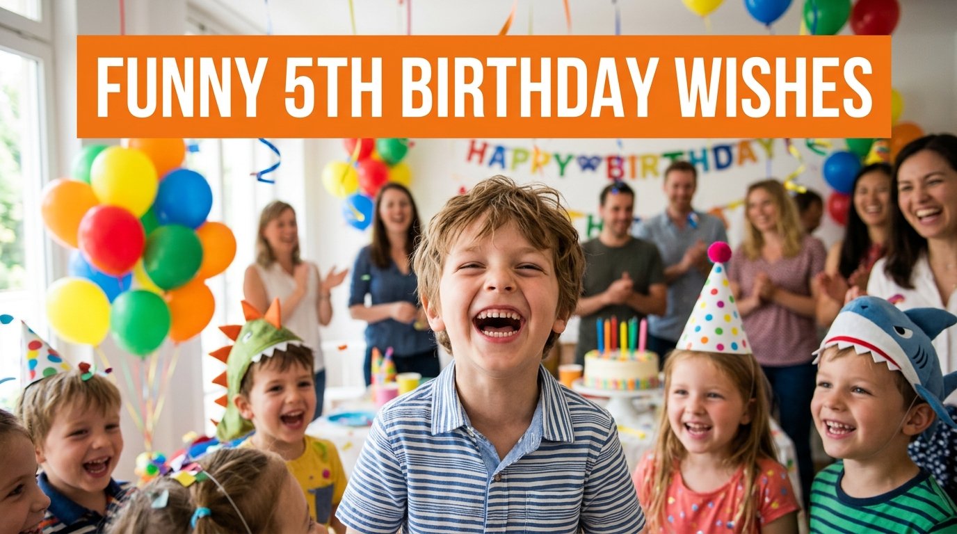 Funny 5th Birthday Wishes