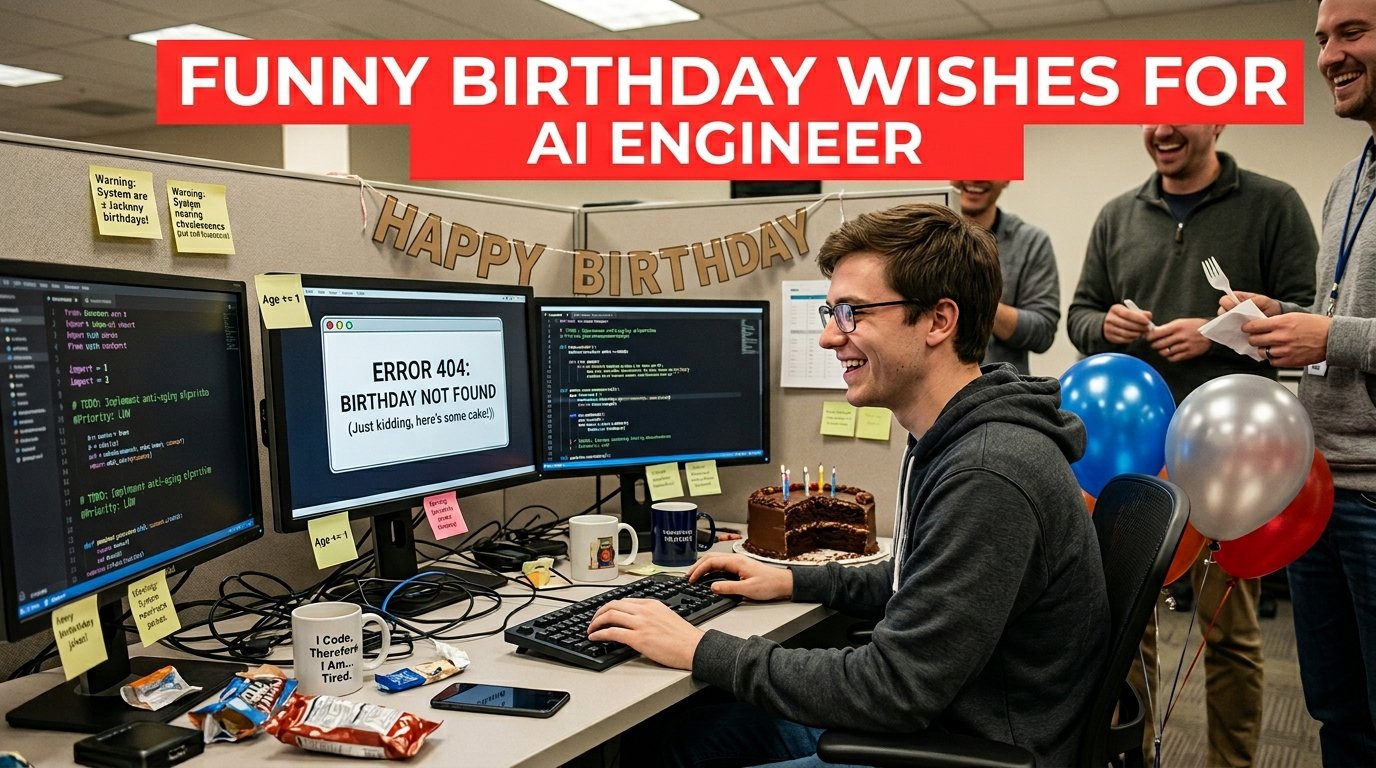 Funny Birthday Wishes for AI Engineer